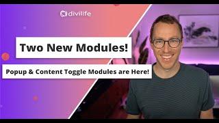 Introducing the Divi Popup Module & Content Toggle Module for Divi Modules Pro! 