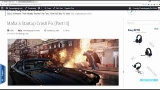 Mafia 3 Exe Startup Crash Fix [Part 3] [Win 10,8,7]