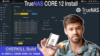 How to Install TrueNAS Core 12 + Build First Pool | 4K TUTORIAL