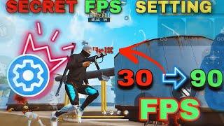 secret fps settings||30fps to 90 fps||Increase your FPS in free fire no any app (With Proof)