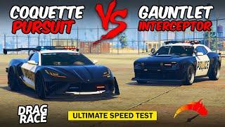 GTA 5 Online - COQUETTE D10 PURSUIT vs GAUNTLET INTERCEPTOR