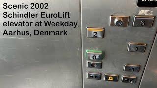 Scenic 2002 Schindler EuroLift elevator at Weekday, Aarhus, Denmark