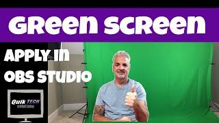 How To Use A Green Screen In OBS Studio