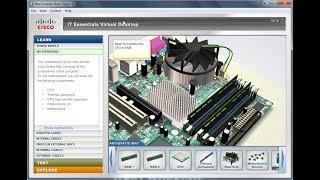 تحميل وشرح برنامج محاكاة تجميع الحاسوب IT Essentials Virtual Desktop