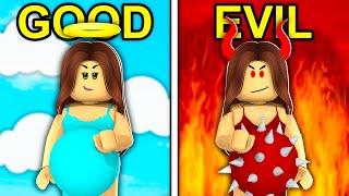 GOOD Mom Vs. EVIL Mom in Roblox Brookhaven..