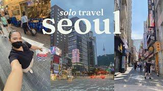 KOREA SOLO TRAVEL  first time flying alone to seoul | EP1 solo travel vlog