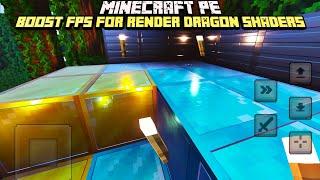 MCPE : INCREASE FPS in Minecraft PE using Deferred Shaders | BOOST FPS | Reduce LAG | No LAG Shaders