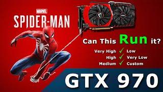 GTX 970 vs SPIDER MAN Remastered PC Benchmarks 1080p All Settings