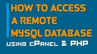 How To Connect To Mysql Remotely | Remote MySql | Hosting Tuition