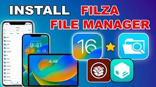 Install/Download Filza File Manager iOS 16/15| Install Filza iPhone/iPad| Install Cydia/Sileo iOS 16