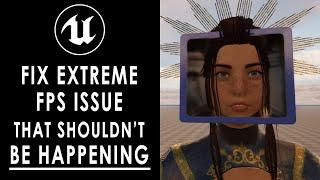 Fix for (Weird) Extreme Slow FPS / Stutter in Unreal Engine UE5.1