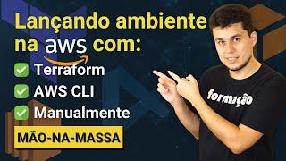 Como lançar uma EC2 completa na AWS com Terraform, AWS CLI e manualmente