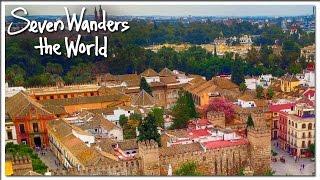 Lost in a Labyrinth at Alcazar Palace Seville Spain