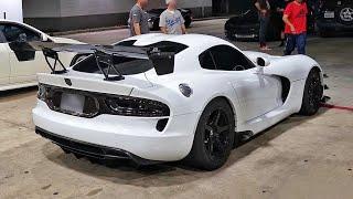 Twin Turbo Viper, 1100hp Lambo, Turbo Civic, & Mustangs go STREET RACING!