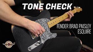 TONE CHECK: Fender Brad Paisley Road Worn Esquire Demo | No Talking