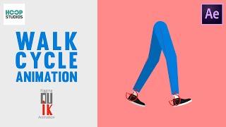 Walk Cycle Animation using DUIK Bassel plugin | After Effects Tutorial | Character Walk with DUIK