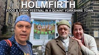 Food And Drink Festival In The Quaint Yorkshire Town Of Holmfirth