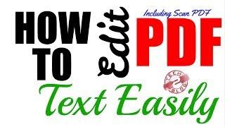 How To Edit PDF Text (Scanned Image + Normal PDF) using Ashampoo PDF Pro