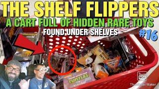 The Shelf Flippers #16 | Rare Toys found Under shelves | Hidden toys found | Toy hunting Hot wheels