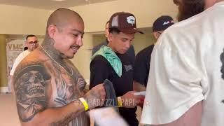 Boxer CALEB PLANT Hooks up the Homies & gets invited to the Carne Asada Cookout