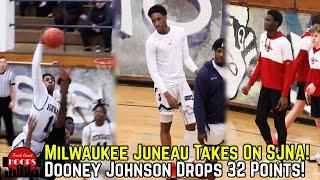 Dooney Johnson Drops 32 Points In Playoff Opener! Milwaukee Juneau vs SJNA