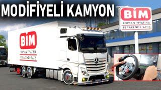 MODİFİYELİ BİM KAMYONU SÜRDÜM ! ETS 2 MOD Logitech G29