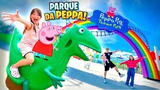 24 HORAS no PARQUE da PEPPA PIG!  Pai Também Joga