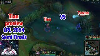 Tian proview 2024/08/24 zyra lillia LPL summer | TES Tian第一视角