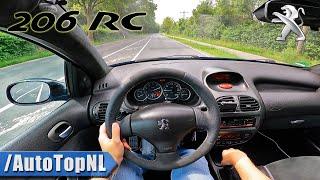 PEUGEOT 206 RC 177HP POV Test Drive by AutoTopNL