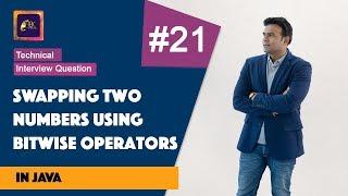 Swapping of Two numbers using Bitwise operators in Java | Technical interview questions | ABC