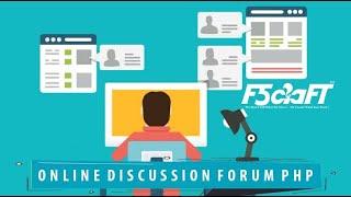 FREE DOWNLOAD ONLINE DISCUSSION FORUM SITE USING PHP | Tamil | F5Craft - Web Development Company