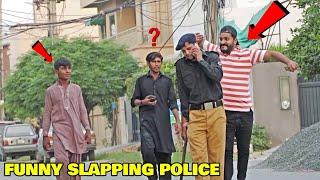 SLAPPING POLICE MAN PRANK | LahoriFied
