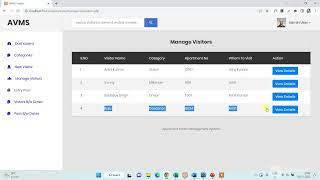 Apartment Visitors Management System using PHP and MySQL V2  | PHPGurukul