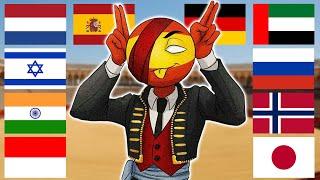 Countryhumans in different languages meme