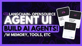 Langchain: NEW Agent UI - Build Agents with Memory, Knowledge, Tools & Reasoning! (Opensource)