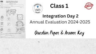 Class 1 Integration Day 2 Annual Exam Question Paper 2025  ഉദ്‌ഗ്രഥനം 2 @GeneralEduOnline