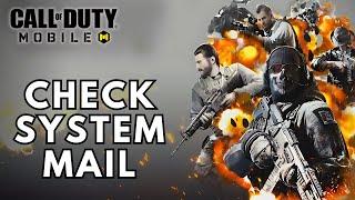 How to Check System Mail in Call Of Duty Mobile? 2024