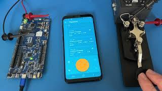 Morse code CW straight key connected to phone via BLE