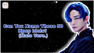 [KPOP GAME] Idol Check! Can You Name These 50 Kpop Idols (Male Vers.)? Take the Quiz Now!