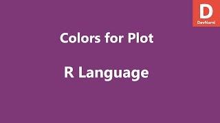 R Programming Colors in Chart Plot