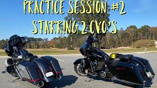 Practice Session #2 - Two CVO's - Advanced Slow Speed Motorcycle Riding Skills