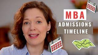 MBA Admissions: The MBA Application Timeline - What to do when