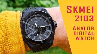 Skmei 2103 "CasiOak" variation Analog-Digital watch review  #skmei #skmeiwatch #gedmislaguna