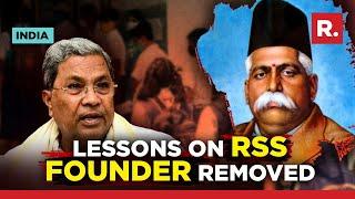 Congress Led Karnataka Cabinet Approves To Purge RSS Founder KB Hedgewar From School Textbooks