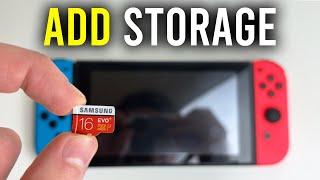 How To Add Extra Storage To Nintendo Switch - Full Guide