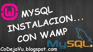 Como Instalar MySql con WampServer (Wamp)