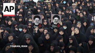 Supporters in Tehran mourn death of Iranian President Ebrahim Raisi