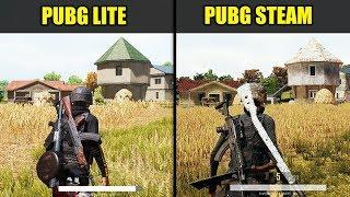 PUBG Lite vs PUBG STEAM (Graphics & FPS Comparison)