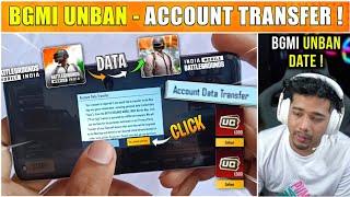 Bgmi Is Back  Bgmi Unban Today News | Bgmi Account ( Data ) Transfer | Bgmi Unban Latest News Today