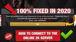 HOW TO CONNECT TO THE ONLINE SERVER IN NBA 2K20! CONNECT ONLINE IN NBA 2K20 (XBOX ONE- PS4)